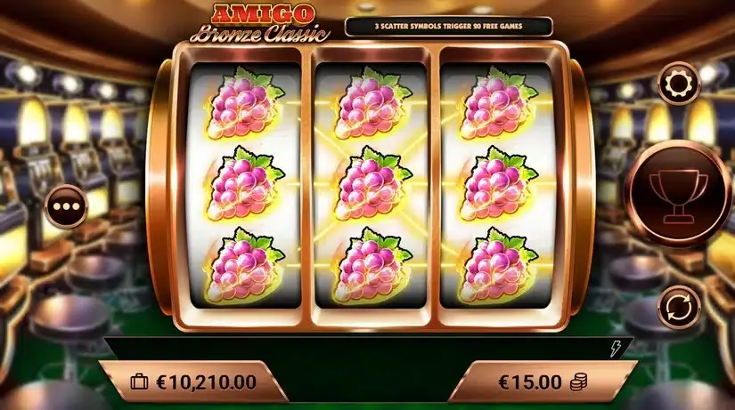 Amigo Bronze Classic slot screenshot 3