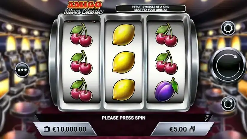 Amigo Silver Classic slot screenshot 1