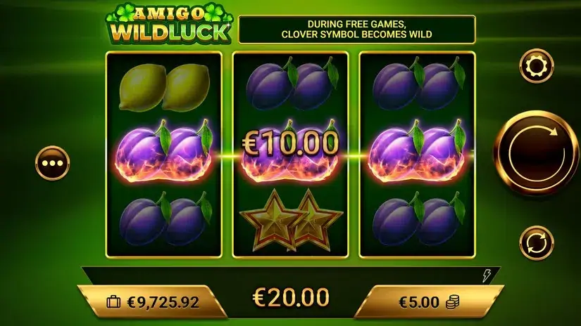Amigo Wild Luck slot screenshot 2