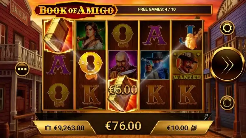 Book of Amigo slot screenshot 4