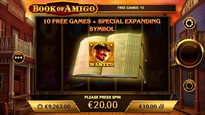 Book of Amigo slot screenshot 3
