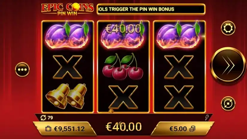 Epic Coins slot screenshot 4