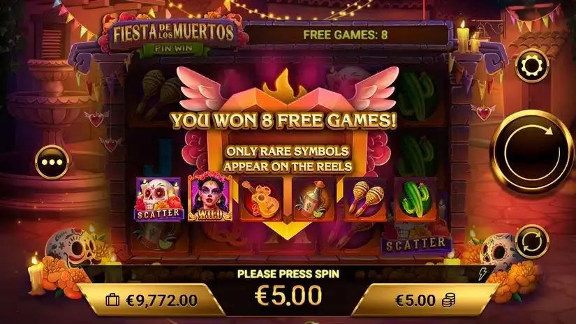 Fiesta De Los Muertos slot screenshot 4