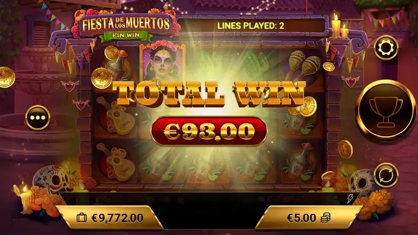 Fiesta De Los Muertos slot screenshot