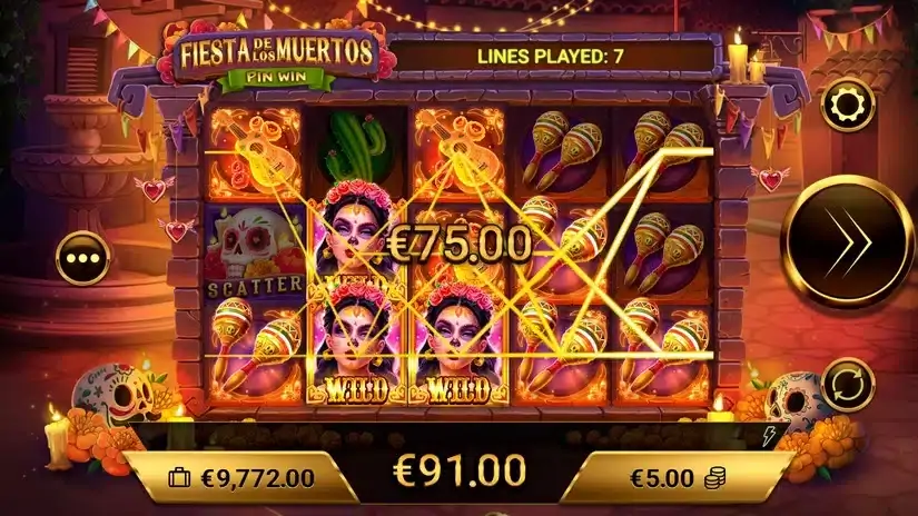 Fiesta De Los Muertos slot screenshot 6
