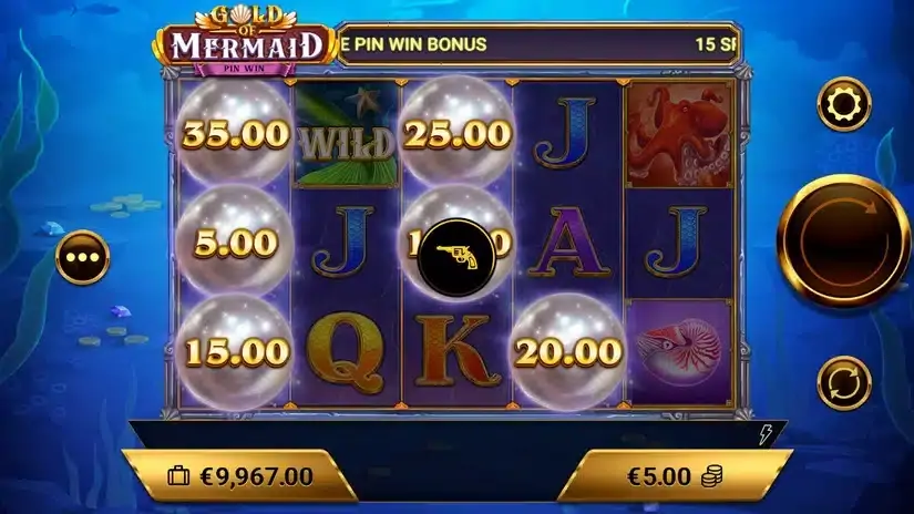 Gold of Mermaid slot screenshot 5