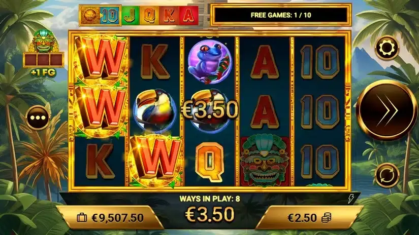 Jaguar Treasures slot screenshot 4