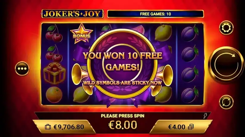 Joker’s Joy slot screenshot 5