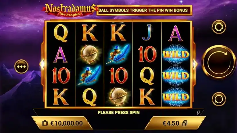 Nostradamus: The Prophet slot screenshot 
