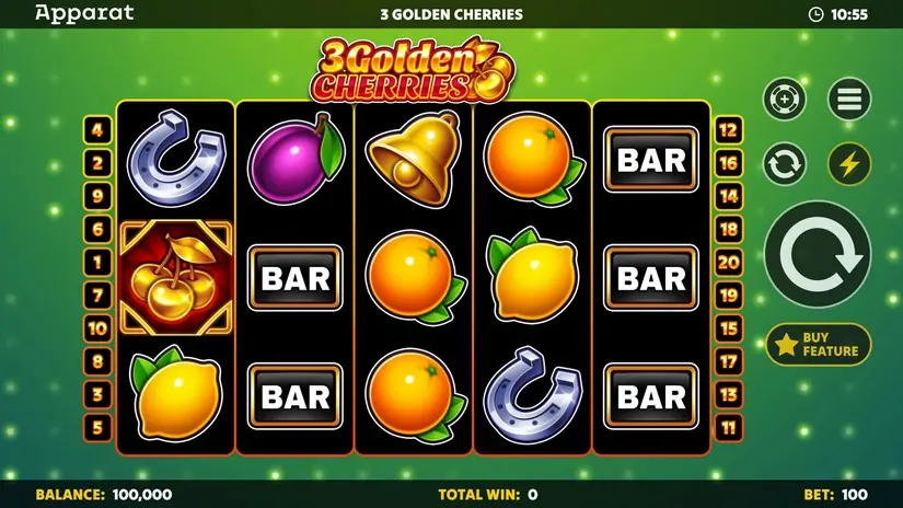 3 Golden Cherries slot screenshot 1