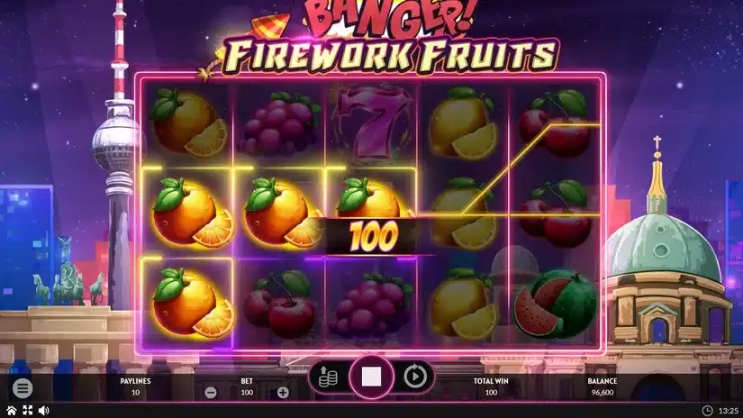Banger! Firework Fruits slot screenshot 2