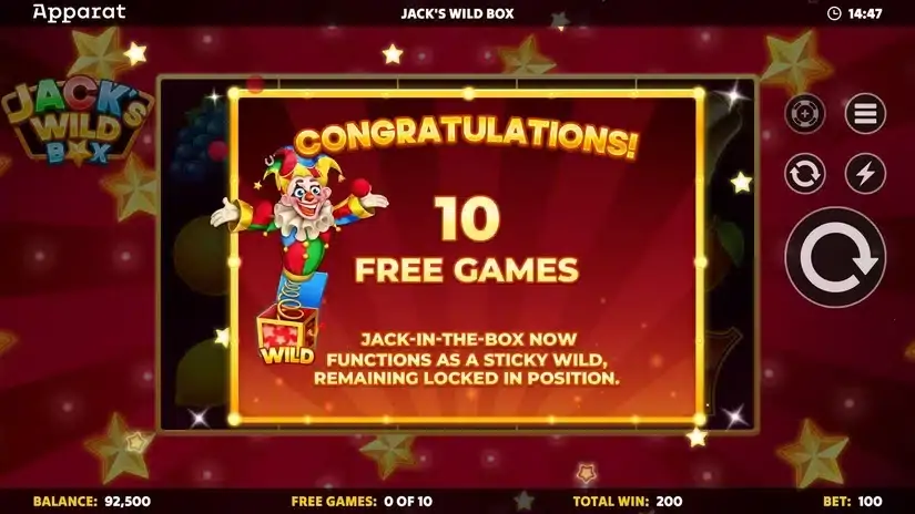 Jack’s Wild Box slot screenshot 4