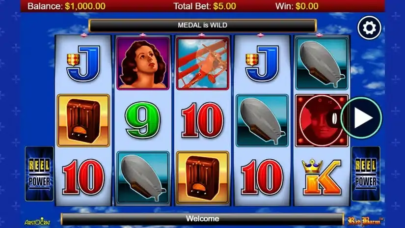 Red Baron slot screenshot 