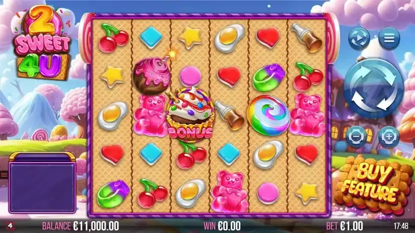 2 Sweet 4 U slot screenshot 