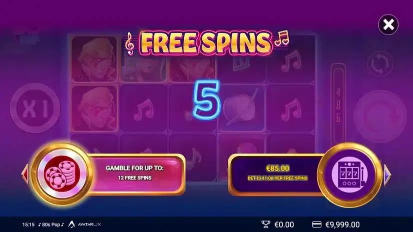 80sPop slot screenshot 2