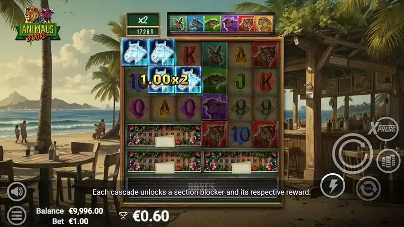 Animals Strike slot screenshot 2