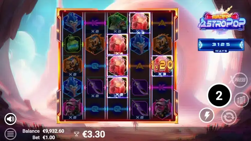 AstroPop slot screenshot 3