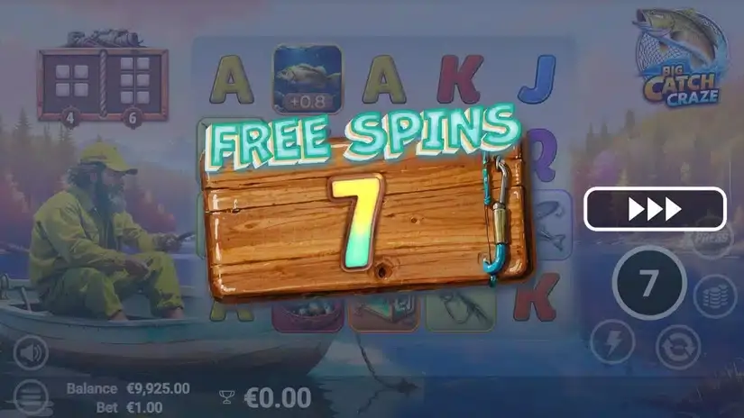 Big Catch Craze slot screenshot 2