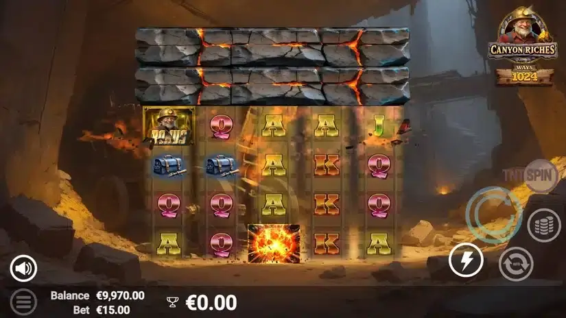 Canyon Riches slot screenshot 2