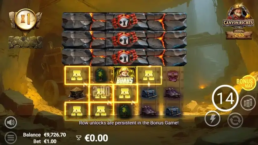 Canyon Riches slot screenshot 4