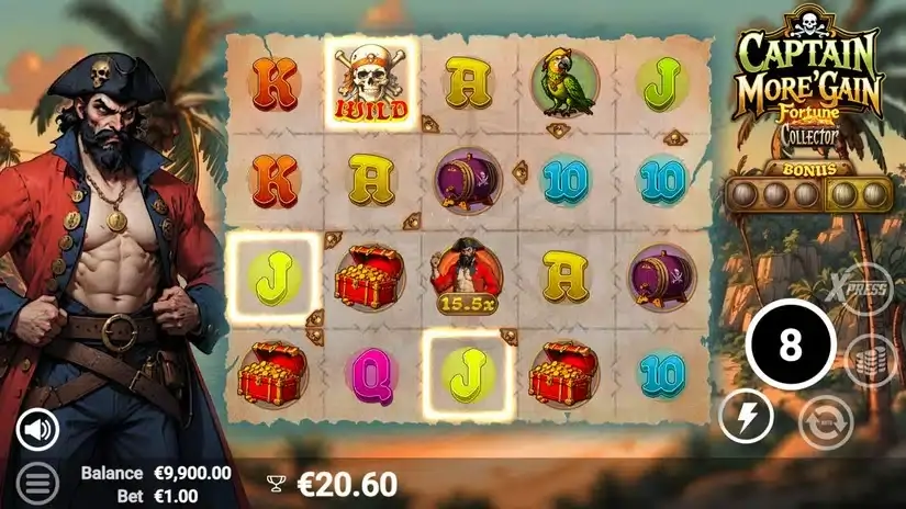 Captain More’Gain slot screenshot 4