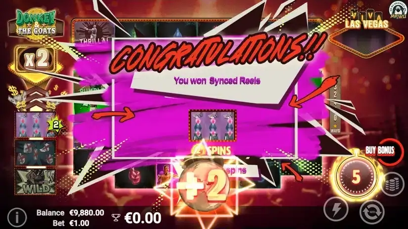 DonKey & the GOATS slot screenshot 3