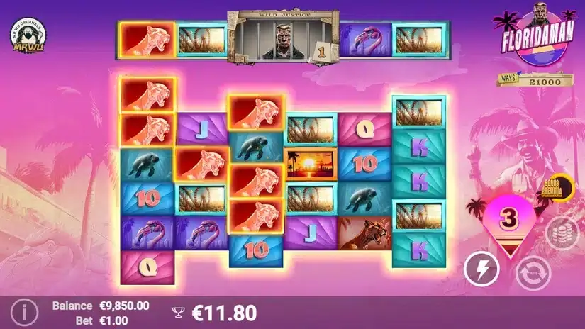 FloridaMan slot screenshot 