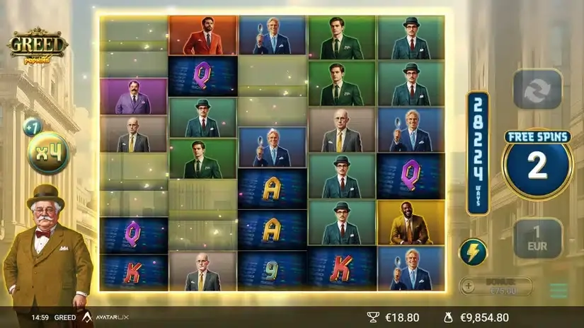 Greed slot screenshot 4