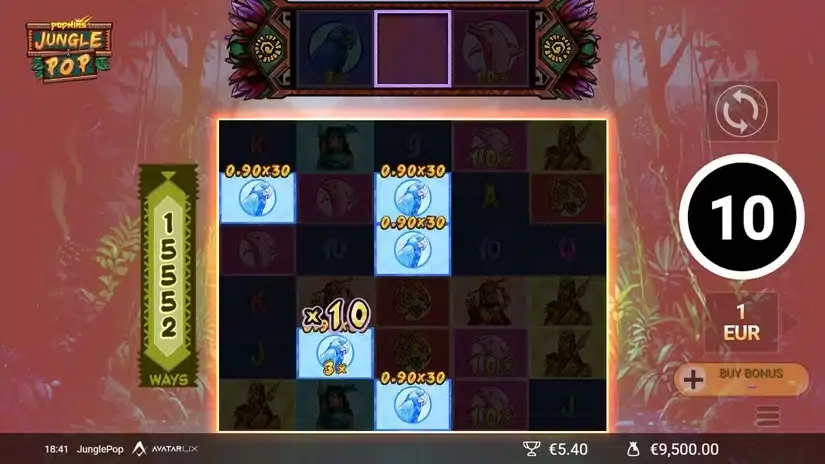 JunglePop slot screenshot 3