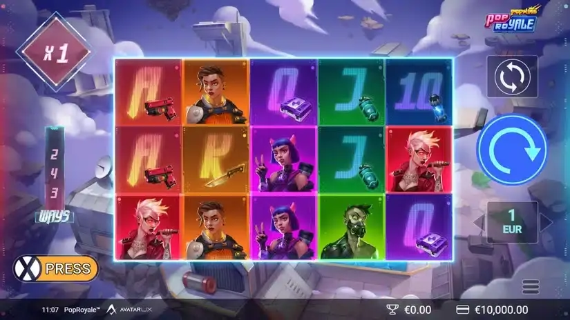 POP Royale slot screenshot 