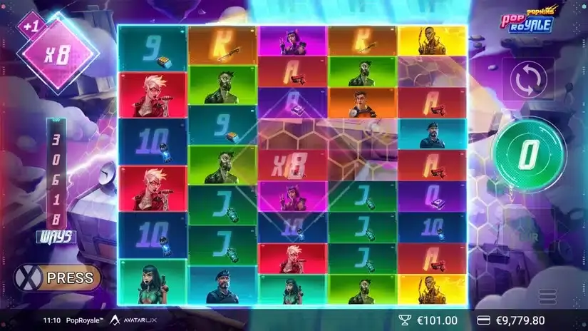 POP Royale slot screenshot 