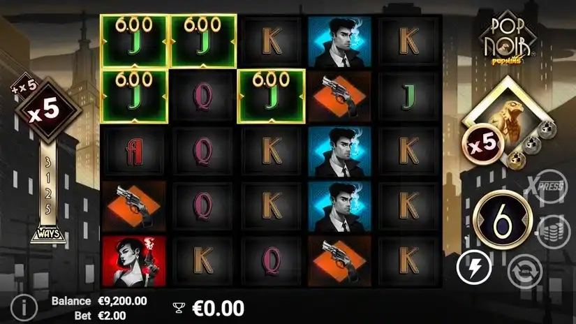 PopNoir slot screenshot 