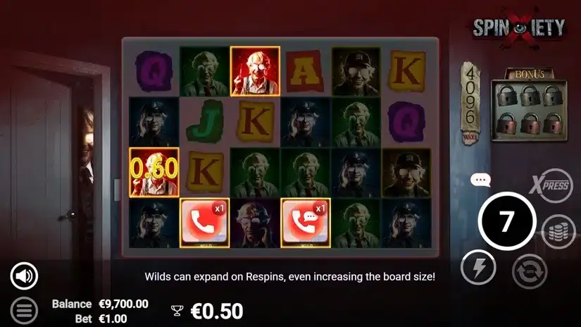 Spinxiety slot screenshot 2