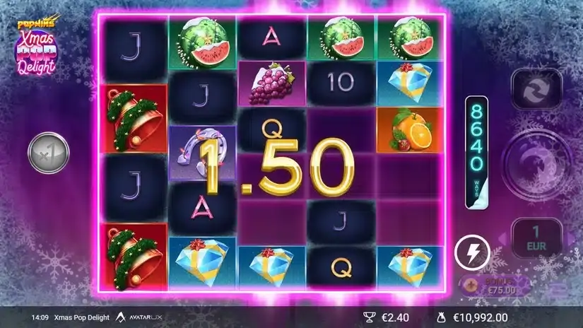 XmasPop Delight slot screenshot 3
