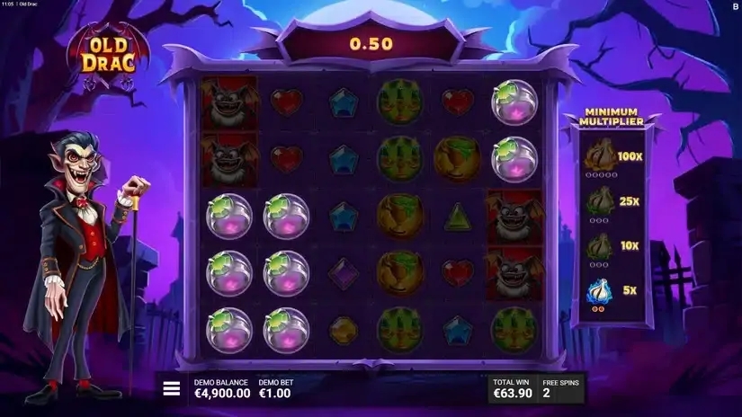 Old Drac slot screenshot 