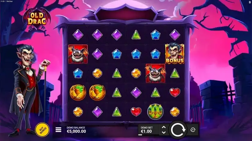 Old Drac slot screenshot 