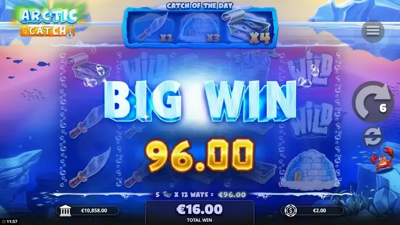 Arctic Catch slot screenshot 