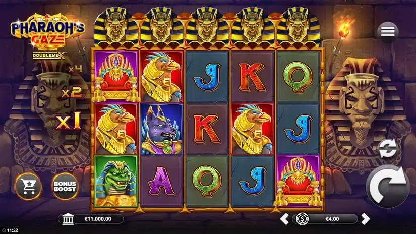 Pharaoh’s Gaze DoubleMax slot screenshot 