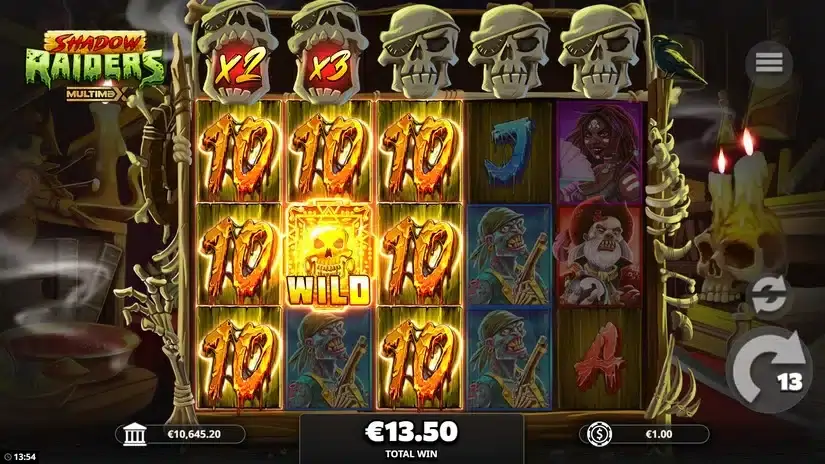 Shadow Raiders MultiMax slot screenshot 6