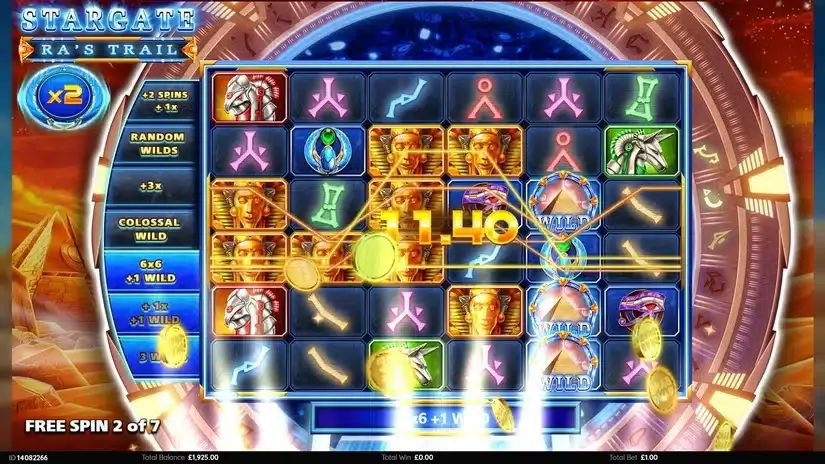 Stargate Ra’s Trail slot screenshot 4