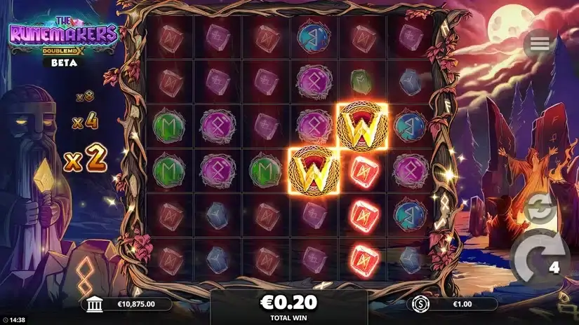 The Runemakers DoubleMax slot screenshot 4