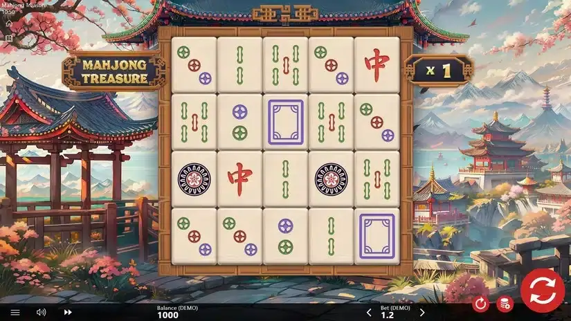 Mahjong Treasure slot screenshot 1