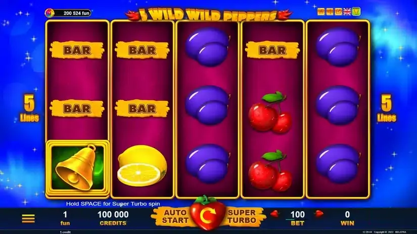 5 Wild Wild Peppers slot screenshot 1