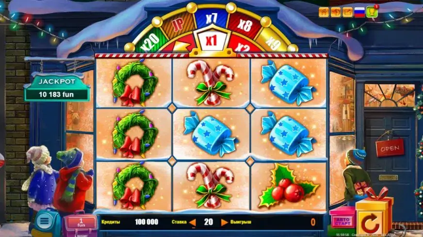 Christmas Jackpot slot screenshot 