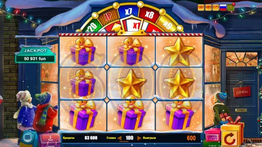 Christmas Jackpot slot screenshot 2