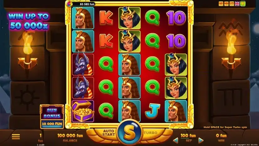 Cleo’s Book slot screenshot 1