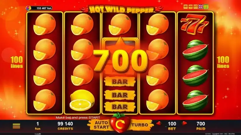Hot Wild Pepper slot screenshot 2