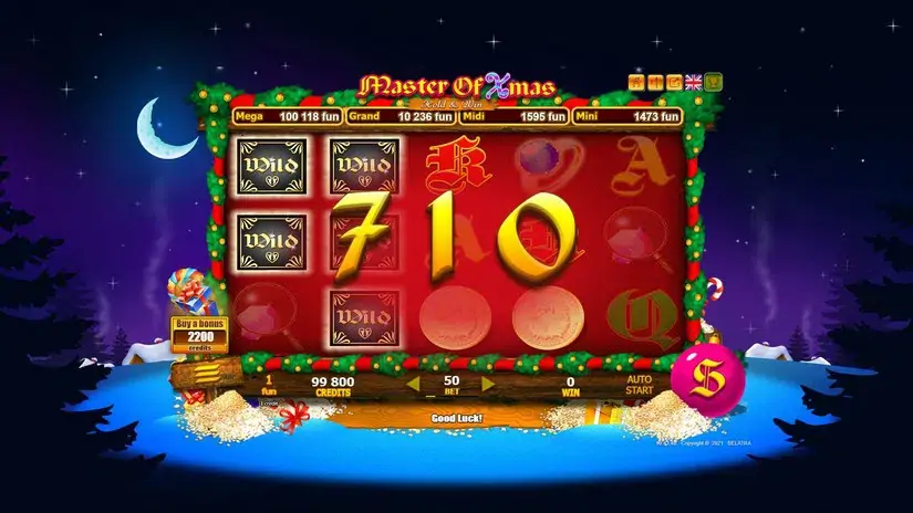Master of Xmas slot screenshot 2