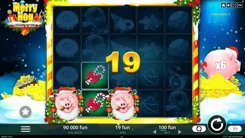 Merry Hog slot screenshot 5