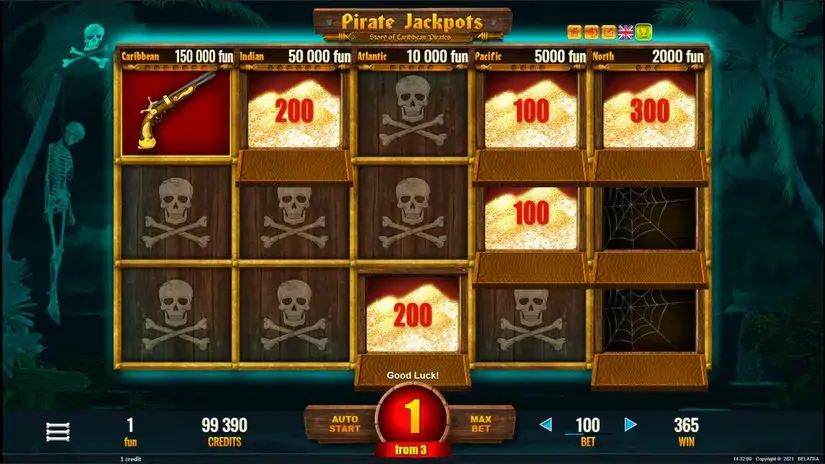 Pirate JackPots slot screenshot 5